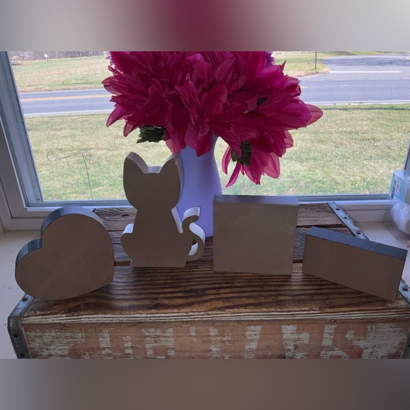 Set Of Four Cat Decor Signs New - Picture 7 of 7